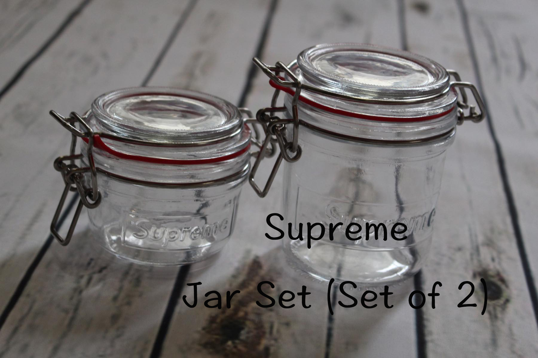 高品質新品 まめまる様専用SUPREME Jar Set of 2 メイソンジャー